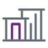 Icon illustration to find a First Midwest Bank location or ATM