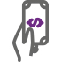 Icon illustration of a hand holding a mobile device with a dollar symbol for Digital Payments