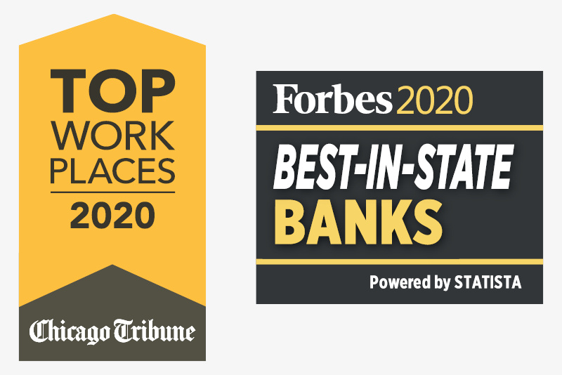 Top Workplace and Best in State Banks logos