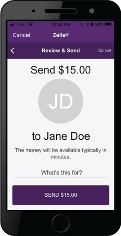 Send Money Through Zelle